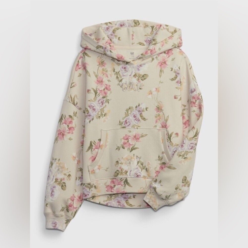 Brand new gap loveshackfancy floral hoodie XS